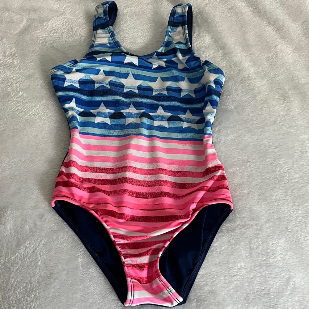 Kids Starry Waves One Piece Swimsuit